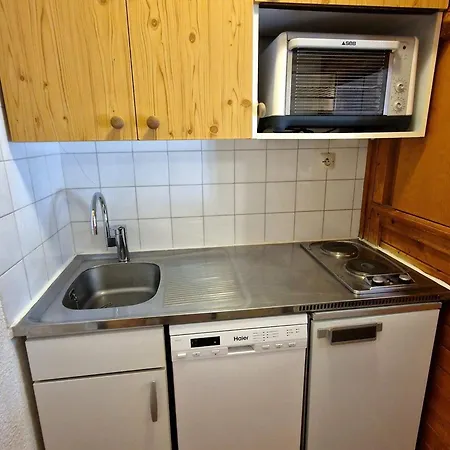 4 Pers Au Coeur De Avec Balcon, Cuisine Equipee, Casier A Skis - Fr-1-265-255